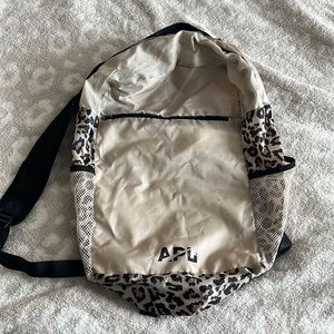 APL cheetah print foldable backpack